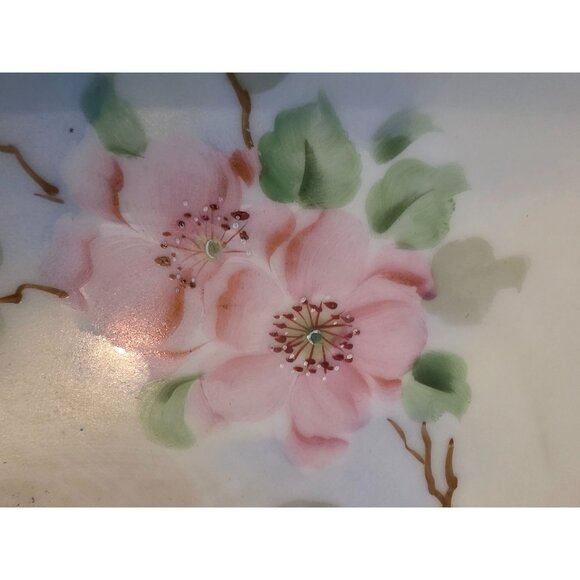 Bavarian Set Of 3 Hand Painted Floral Decorative Plates - Picture 5 of 9